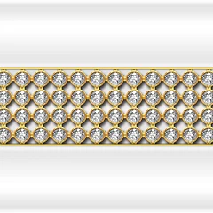 Декоративная горизонтальная вставка Radomir "Кристаллы Swarovski" Диана на фронтальную панель (на выбор по фото)