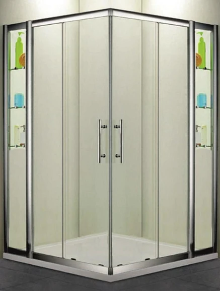 Душевой уголок RGW Hotel HO-312 110*110*195 квадратный с полочками без поддона