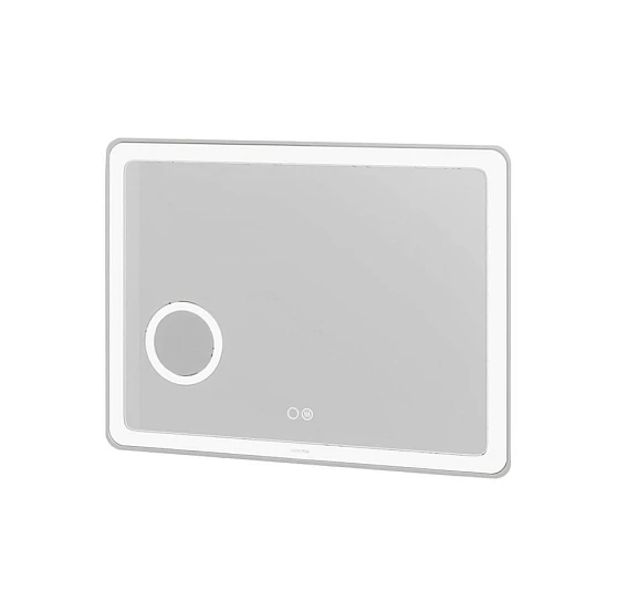 Зеркало Grossman Leo 80*80 Led подсветка с сенсорным выключателем подогревом и увеличительным стеклом