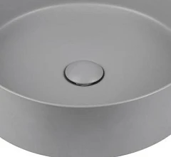 Декоративный выпуск Vincea DBS-216MG серый матовый керамический без перелива (приобретается в комплекте с раковиной)