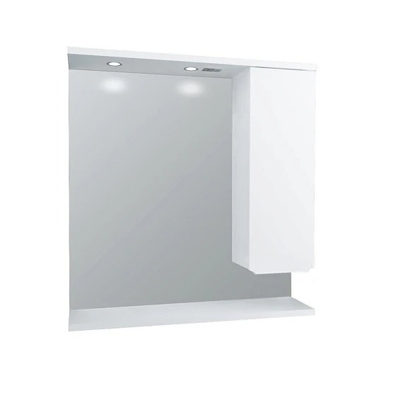 Зеркало-шкаф 1Marka Кода 65 Лайт белый глянец