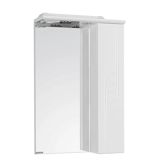 Зеркало-шкаф Aquaton Панда 50 белый глянец R