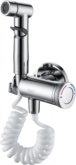 Гигиенический душ со смесителем D&K Bayern.Alfeld DA1484541 скрытый монтаж хром