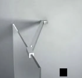 Профиль Jacob Delafon Contra горизонтальный угол 45° черный матовый