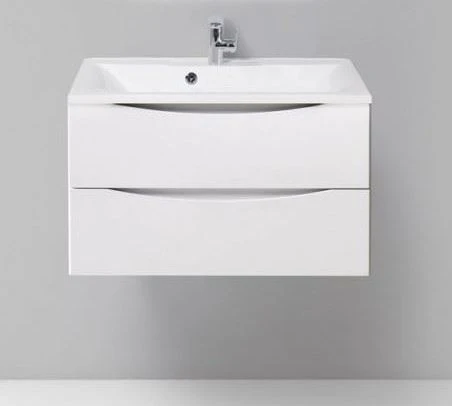 Тумба с раковиной BelBagno Marino-H60 80 Bianco Lucido (с раковиной BB800/450-LV-MR-AST)