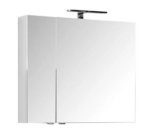 Зеркало-шкаф Aquanet Порто 80 белый глянец R без светильника