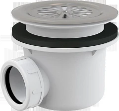 Сифон для поддона AlcaPlast A48 с нержавеющей решеткой Сифон для поддона AlcaPlast A48 с нержавеющей решеткой