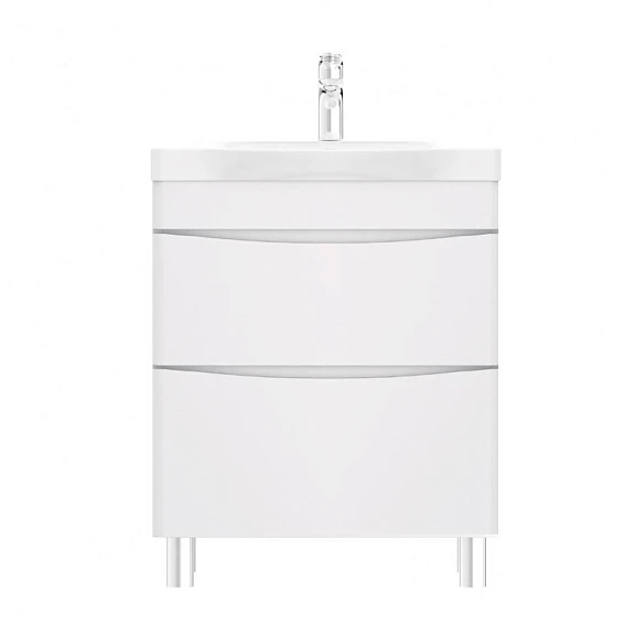 Тумба под раковину AM.PM Like 65 белый глянец напольная