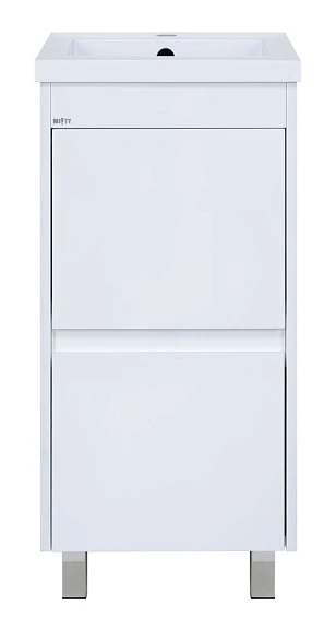 Тумба с раковиной Misty Алиса 40 напольная белая