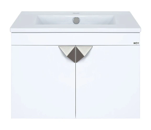 Тумба с раковиной Misty Сахара 60 белая