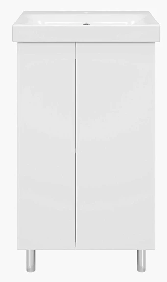 Тумба с раковиной Misty Лира 50 белая