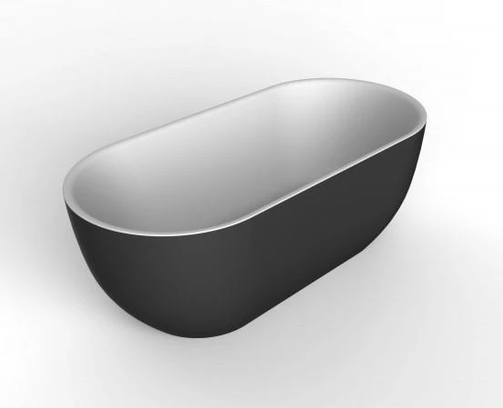 Акриловая ванна BelBagno BB70-1700-800-W/NM 170х80 черная матовая