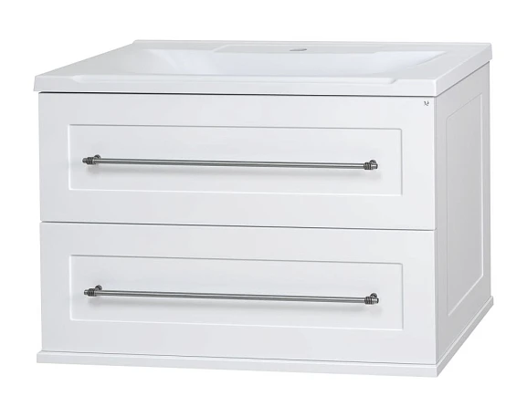 Тумба под раковину Misty Марта 80 подвесная белая