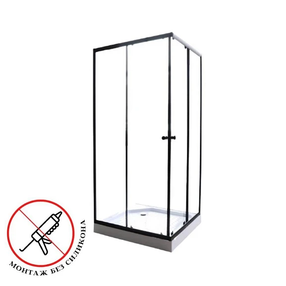 Душевой уголок Parly ZEQ911B 90*90*190 с поддоном