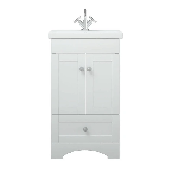 Тумба под раковину Corozo Техас 50 белая матовая