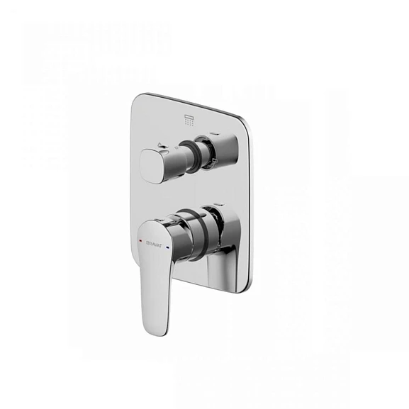 Внешняя часть встраиваемого смесителя Bravat (3-функц) Source PB8173218CP-3-ENG хром