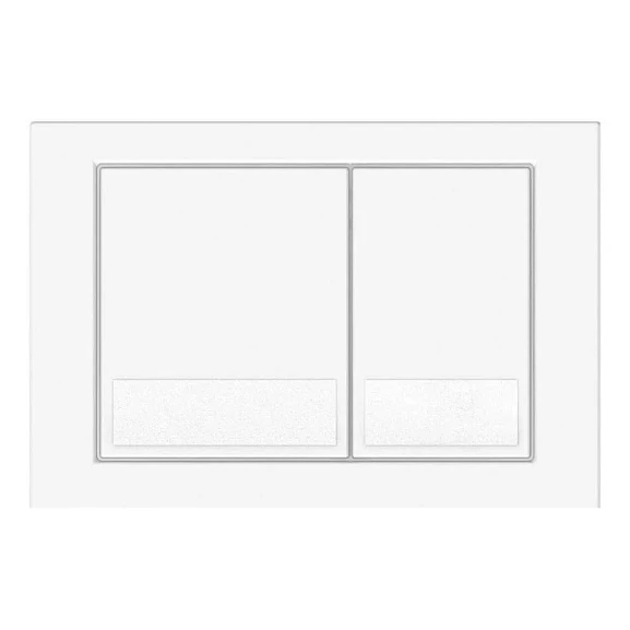 Клавиша смыва Veconi Square белая глянцевая