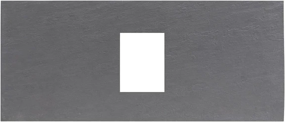 Столешница Allen Brau Priority 1.31011.DG-S 100 пепельная структура (круглое/прямоугольное отверстие)