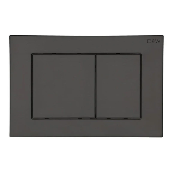 Клавиша смыва Black & White Universe WPI-09530GM серая матовая