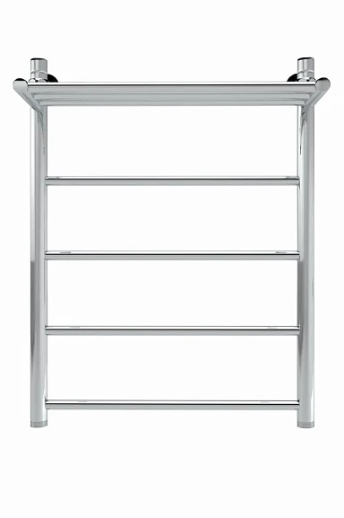 Водяной полотенцесушитель Indigo Line 50*70 серебристый с полкой