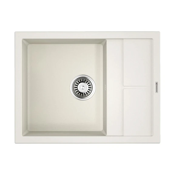 Кухонная мойка Omoikiri Sumi 65*50 гранитная крошка Tetogranit белая с крылом