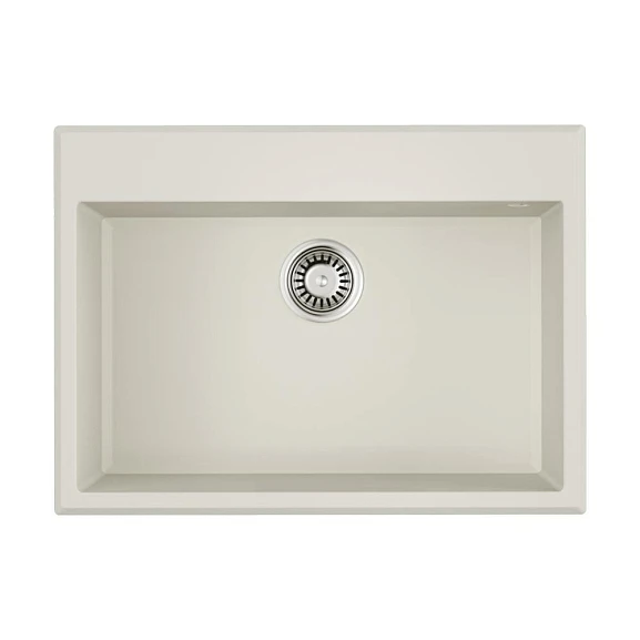 Кухонная мойка Omoikiri Tedori 68*50 гранитная крошка белая