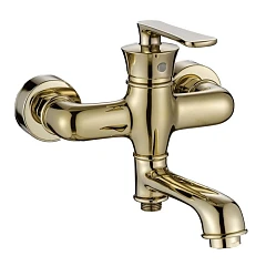 Смеситель Haiba HB60181-5 для ванны и душа золото Смеситель Haiba HB60181-5 для ванны и душа золото