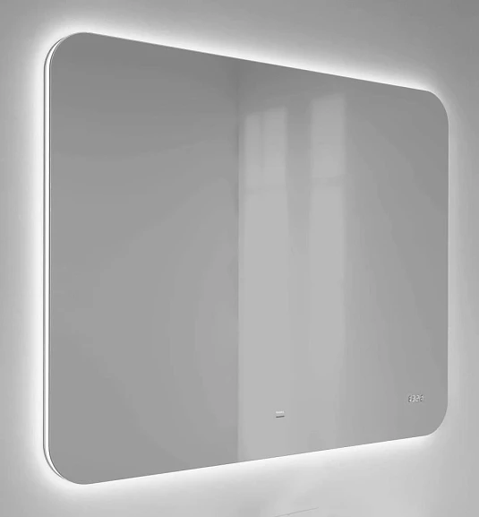Зеркало Raval Ego 100*80 с led-подсветкой и часами