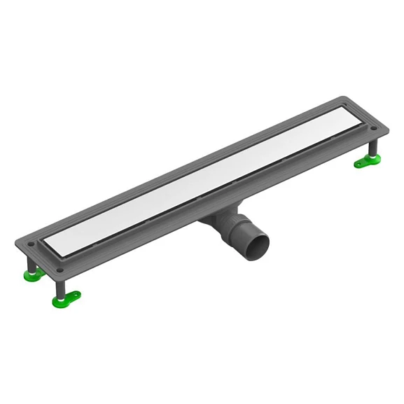 Душевой лоток Ctesi Flow Line 80 боковой выпуск хром