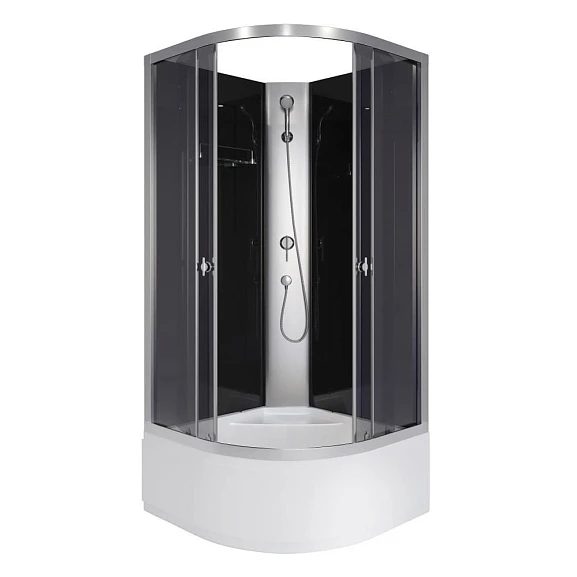 Душевая кабина Niagara Eco E80/40/TN/BK 80х80х195 без крыши