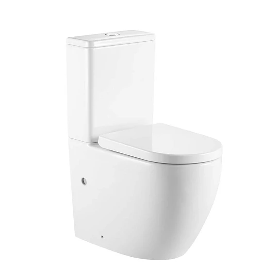 Унитаз-компакт Triton-Pro Corso CO-3806 34,5*61,5 безободковый с крышкой-сиденьем микролифт