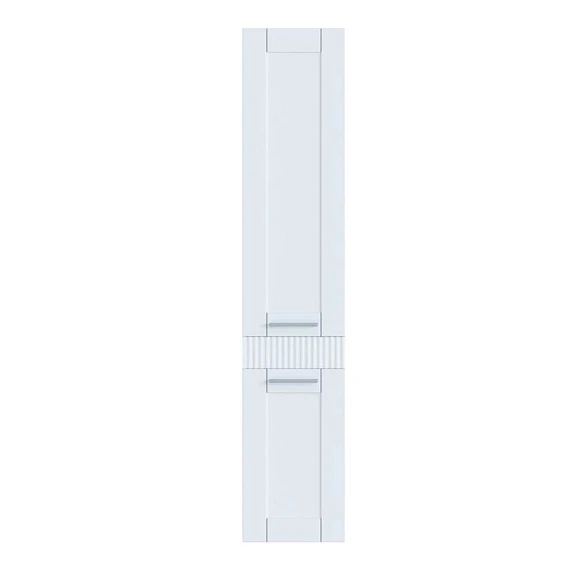 Пенал SanVit Турин 32 белый глянец/на выбор с бельевой корзиной