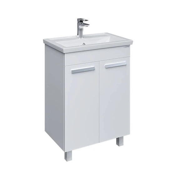 Тумба под раковину Grossman Нео 70 белый глянец напольная в пленке