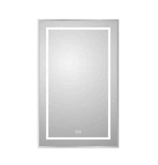 Зеркало BelBagno Kraft SPC-KRAFT-500-800-LED-TCH-WARM 50*80 сатин с Led-подсветкой и функцией антизапотевания