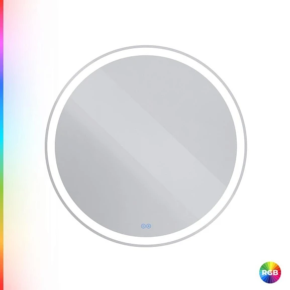 Зеркало Cezares Multicolore CZR-SPC-MC-800-RGB-TCH 80 со встроенной разноцветной подсветкой RGB