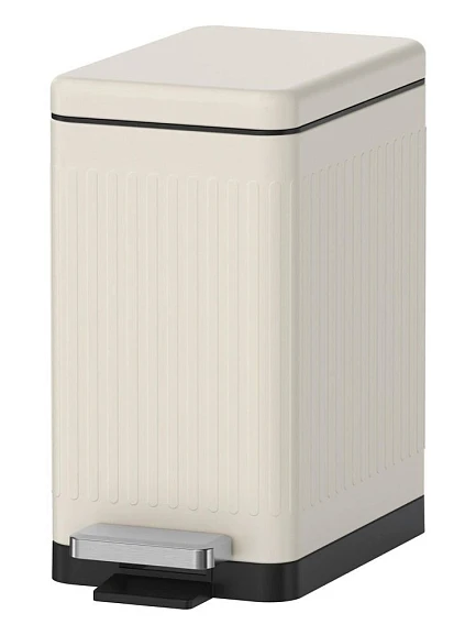 Педальное ведро WeltWasser Magy MK 6L молочный белый