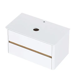 Тумба под раковину 1Marka Monro 80П 2я White Тумба под раковину 1Marka Monro 80П 2я White