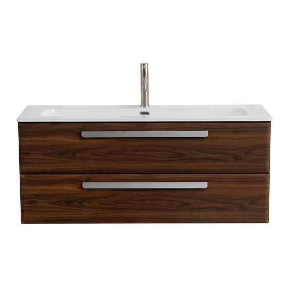 Тумба с раковиной Cezares Eco-Cer 120 Орех шоколад Софт (раковина CZR-8073-120)