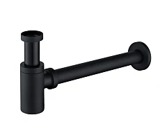 Сифон для раковины BelBagno BB-SMT2-NERO черный матовый Сифон для раковины BelBagno BB-SMT2-NERO черный матовый