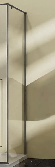Душевая стенка боковая Vincea Slim-N VSG-5SN100CLGM 100*195 профиль вороненая сталь