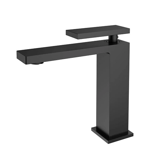 Смеситель Vincea Dice VBF-2DS1MB для раковины черный матовый