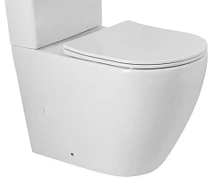 Чаша унитаза BelBagno Sfera-R BB2141CPR/SC 36*66 безободковая с крышкой-сиденьем микролифт