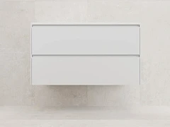 Тумба под раковину Style Line Лима 100 подвесная белая матовая