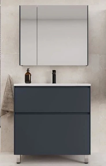 Комплект мебели Style Line Лима 80 напольный графит