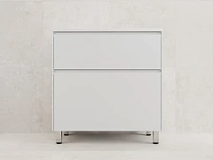 Тумба с раковиной Style Line Лима 80 напольная белая матовая