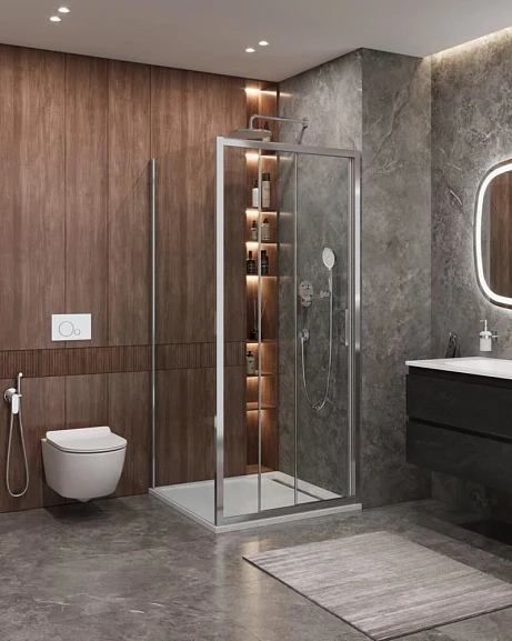 Душевой уголок Cezares Molveno MOLVENO-AHF-31-120/80-C-CR-IV 120*80*195 без поддона