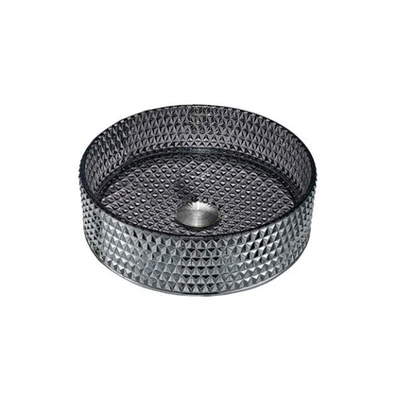 Накладная раковина Vincea VBS-5GL03 40*40 черная