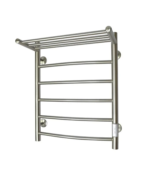 Электрический полотенцесушитель Санприз Классик П6 45*60 L/R с полкой никель