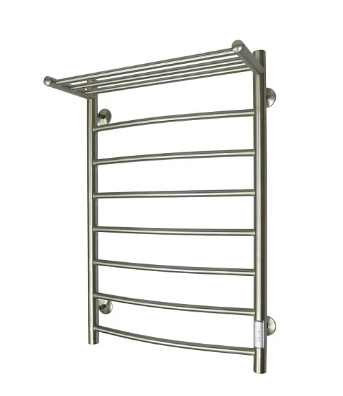 Электрический полотенцесушитель Санприз Классик П8 50*80 L/R с полкой никель