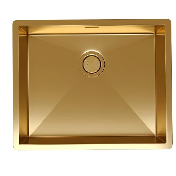 Кухонная мойка Санприз Arno SZ2054GD 54*44 брашированное золото